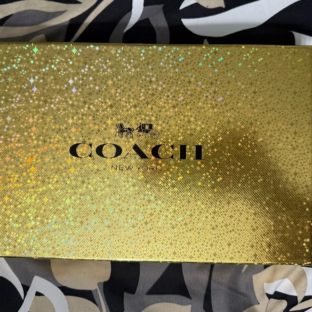 Coach Brown Signature Wristlet - Picture 5 of 5